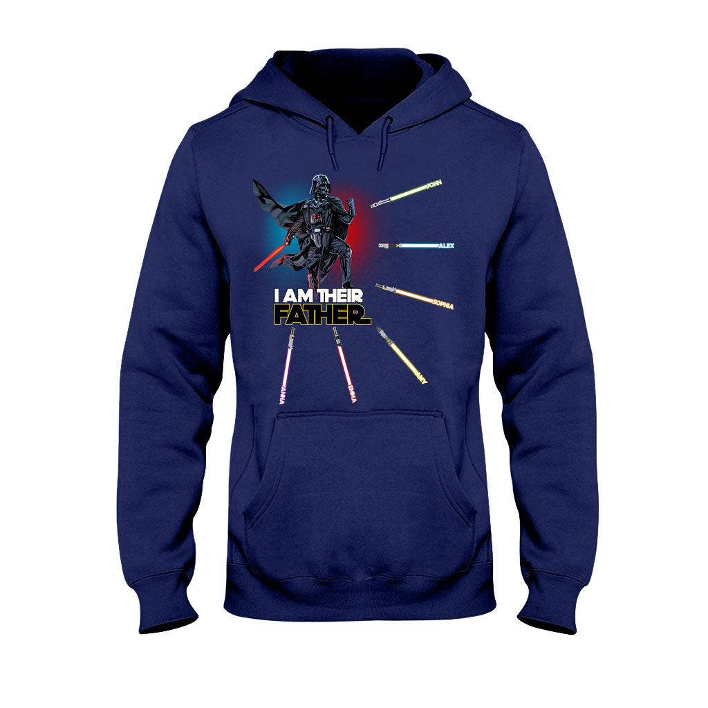 Personalized I Am Their Father T-shirt & Hoodie Custom Names Gift for Dad T-shirt & Hoodie GradoCreations