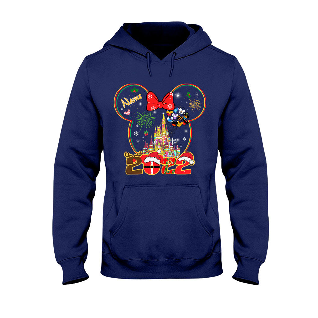 Personalized Christmas Mouse T-shirt & Hoodie for Kids - Custom Name Gift T-shirt & Hoodie GradoCreations