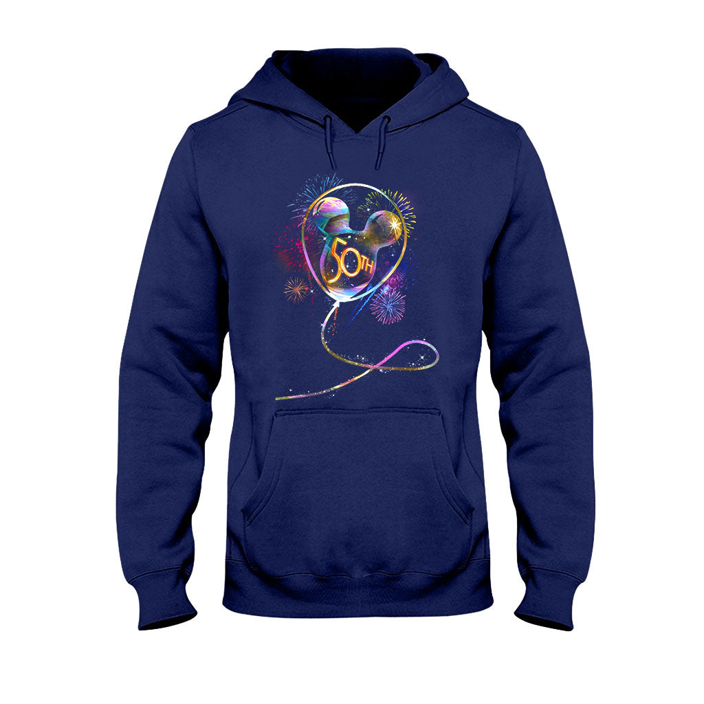 Personalized 50th Birthday Mouse Ear Balloon T-shirt & Hoodie T-shirt & Hoodie GradoCreations