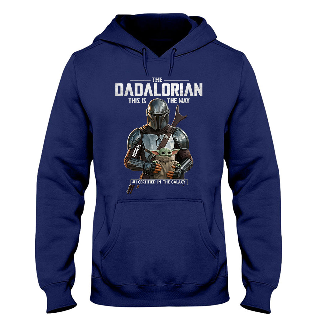 Personalized Dadalorian This Is The Way T-shirt & Hoodie Gift for Dad T-shirt & Hoodie GradoCreations