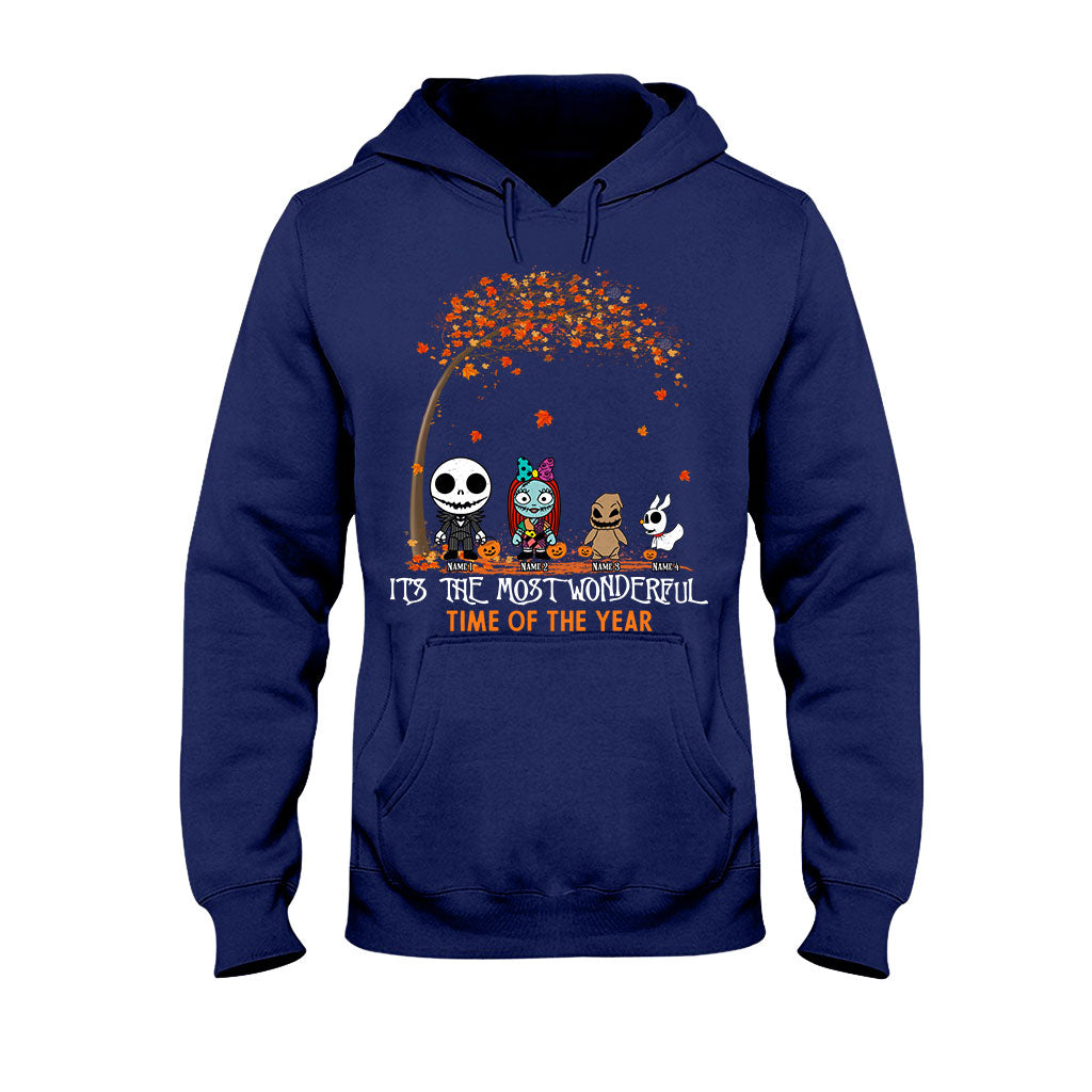 Personalized Halloween T-shirt & Hoodie with Custom Names for Family T-shirt & Hoodie GradoCreations