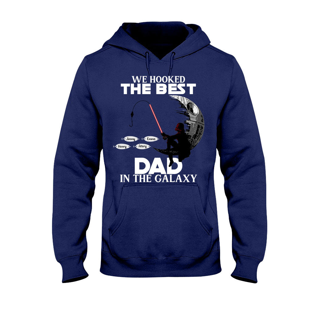 Personalized Fishing T-Shirt & Hoodie for Dad with Custom Names T-shirt & Hoodie GradoCreations