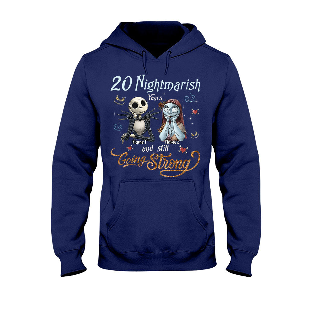 Personalized Couple T-Shirt & Hoodie Nightmare Gift for Anniversary T-shirt & Hoodie GradoCreations