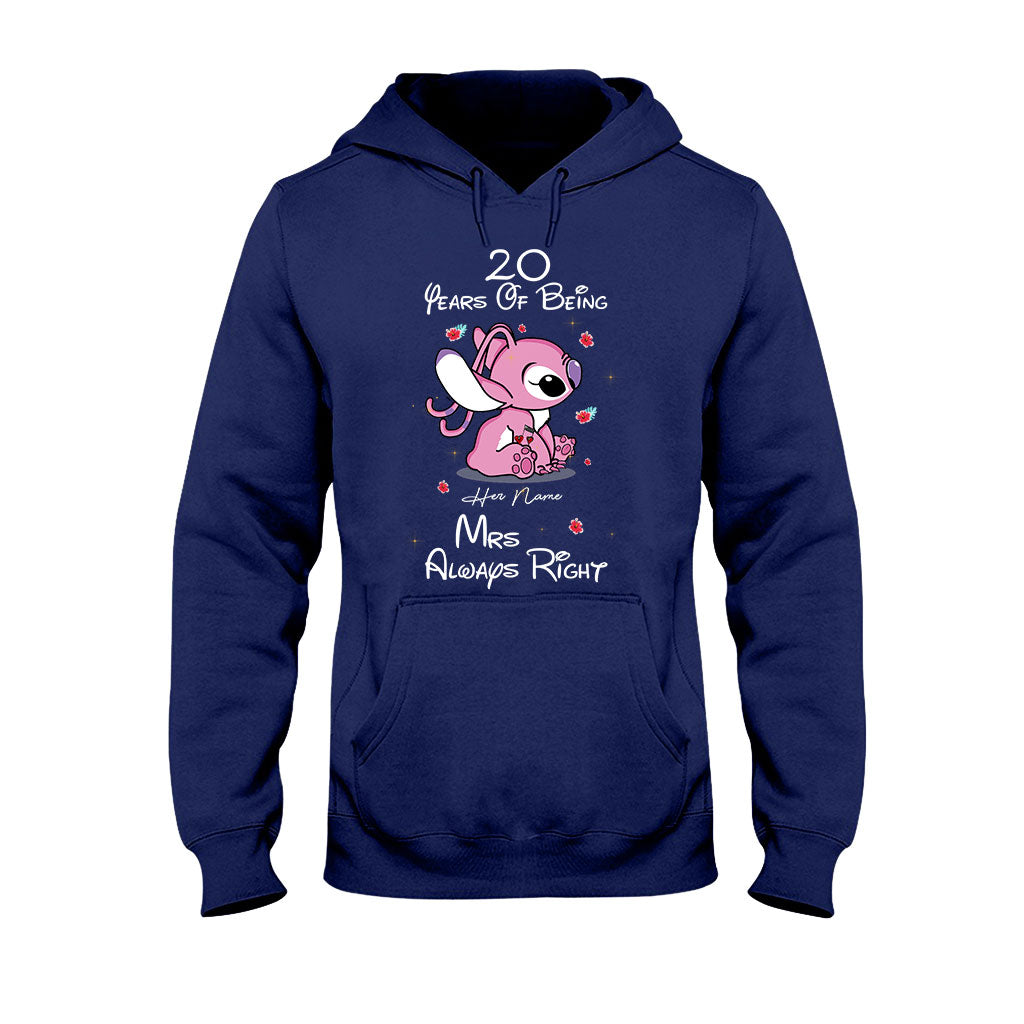 Personalized Couple T-shirt & Hoodie His & Hers Ohana Gift T-shirt & Hoodie GradoCreations