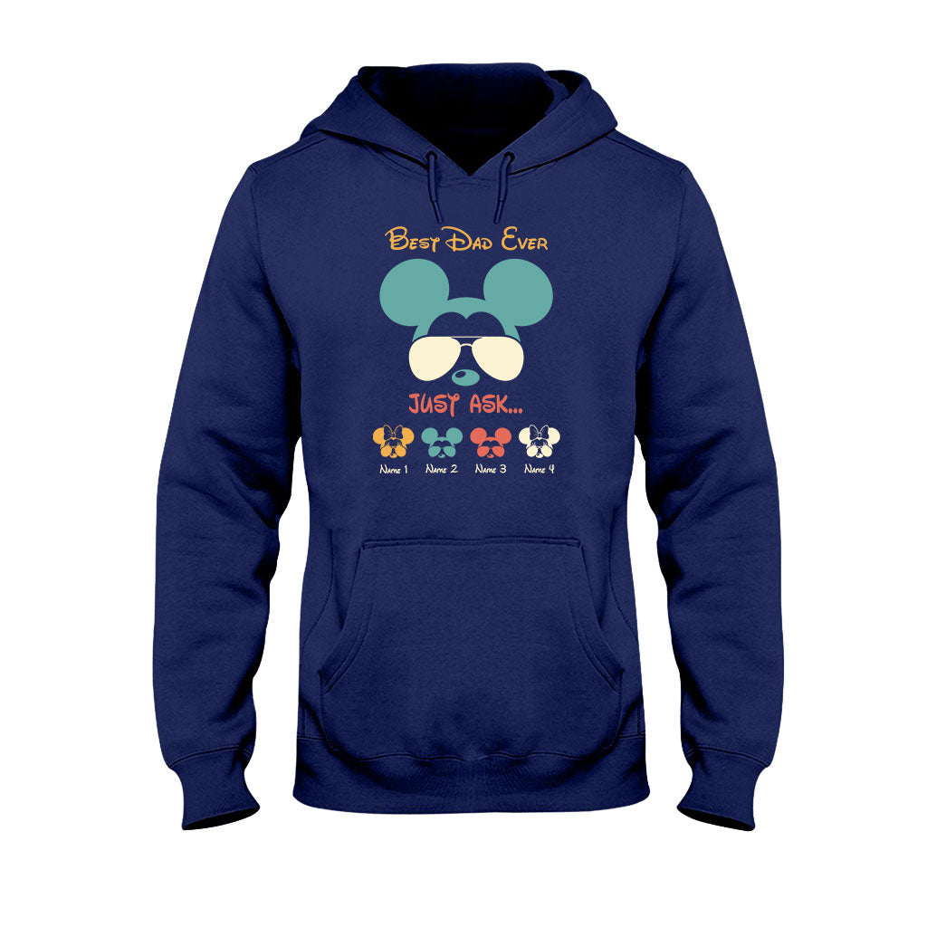 Personalized Father's Day Mouse T-Shirt & Hoodie Gift for Dad T-shirt & Hoodie GradoCreations