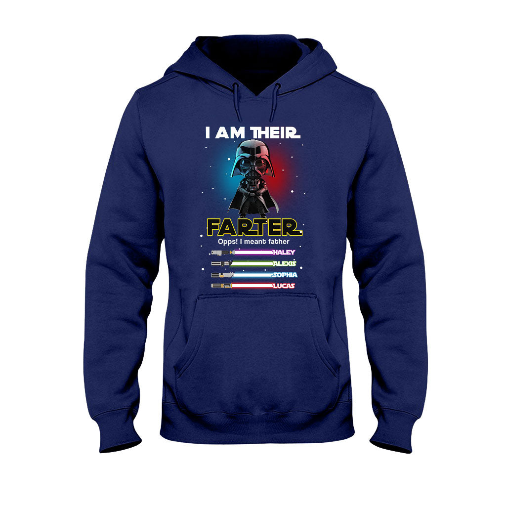 Personalized Father's Day T-shirt & Hoodie Custom Family Names Gift for Dad T-shirt & Hoodie GradoCreations
