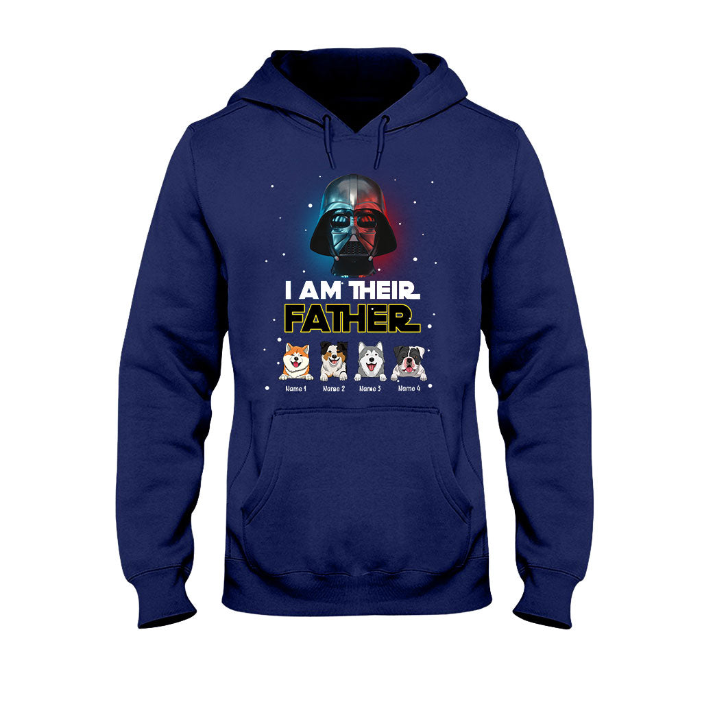 Personalized Dog Dad T-Shirt and Hoodie - I Am Their Father Gift T-shirt & Hoodie GradoCreations