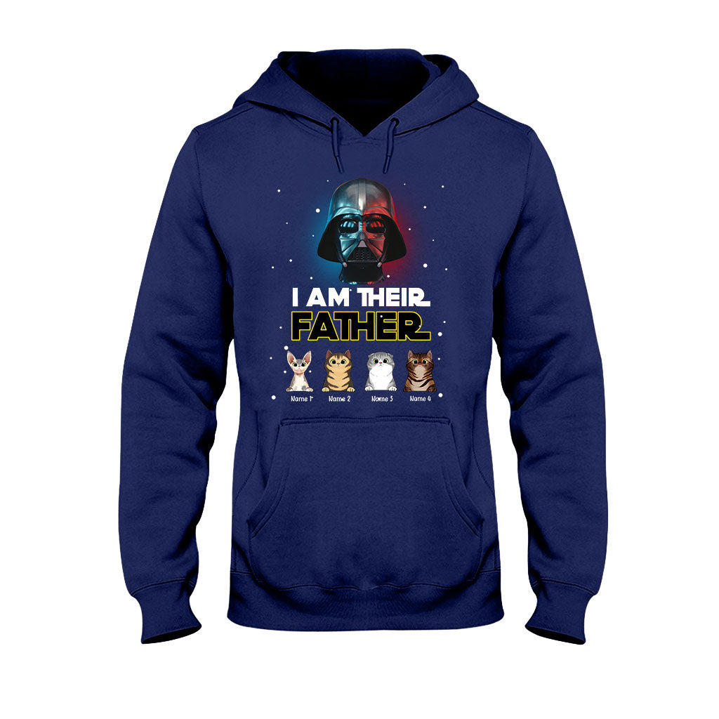 Personalized Cat T-shirt & Hoodie Gift for Dad | I Am Their Father T-shirt & Hoodie GradoCreations