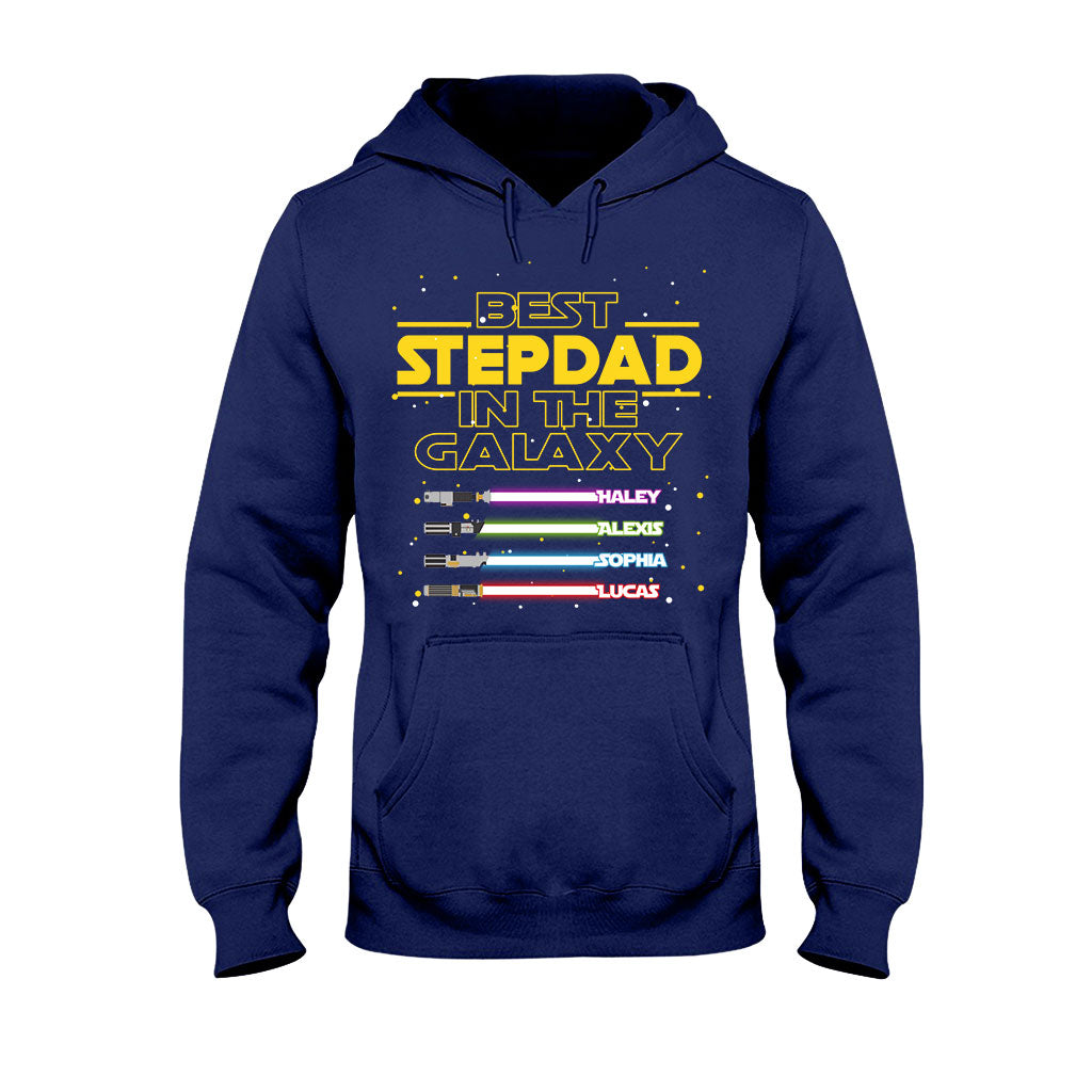 Personalized Best Stepdad In The Galaxy T-shirt & Hoodie Gift T-shirt & Hoodie GradoCreations