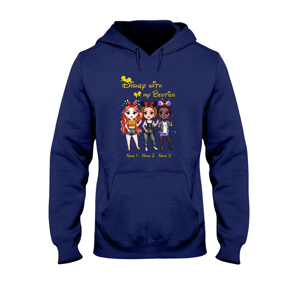 Personalized Disney Besties T-shirt & Hoodie Custom Names Gift T-shirt & Hoodie GradoCreations