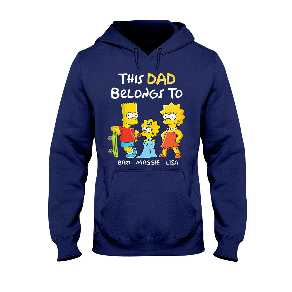 Personalized Dad T-shirt Hoodie Custom Family Gift T-shirt & Hoodie GradoCreations