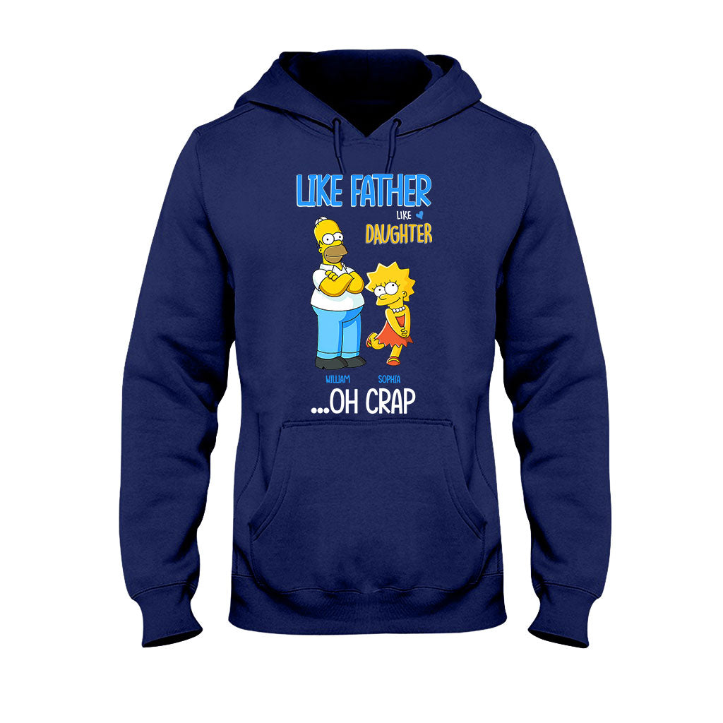 Personalized Father Daughter T-shirt and Hoodie Custom Name Gift T-shirt & Hoodie GradoCreations