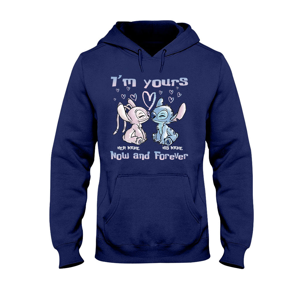 Personalized Ohana Couples T-shirt & Hoodie Gift Set T-shirt & Hoodie GradoCreations