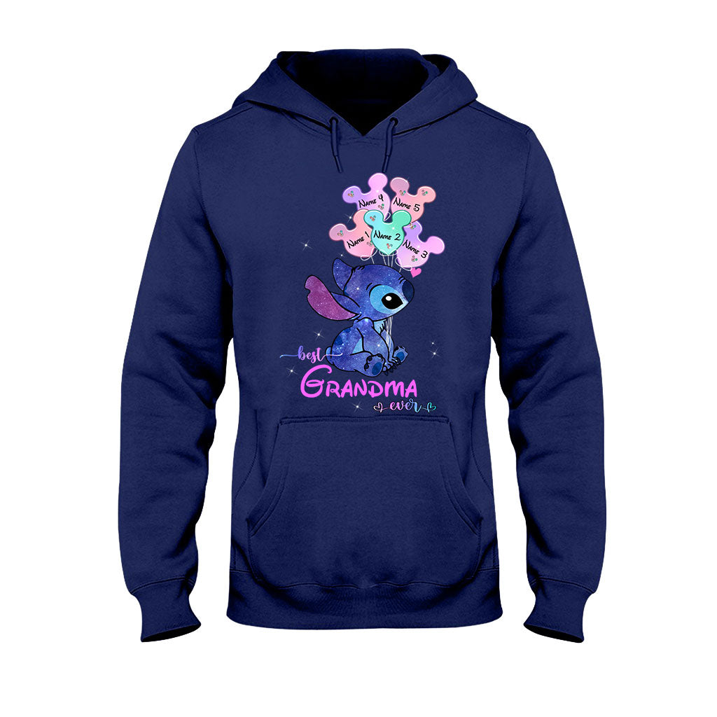 Personalized Best Grandma Ever T-shirt & Hoodie with Names for Mother's Day T-shirt & Hoodie GradoCreations