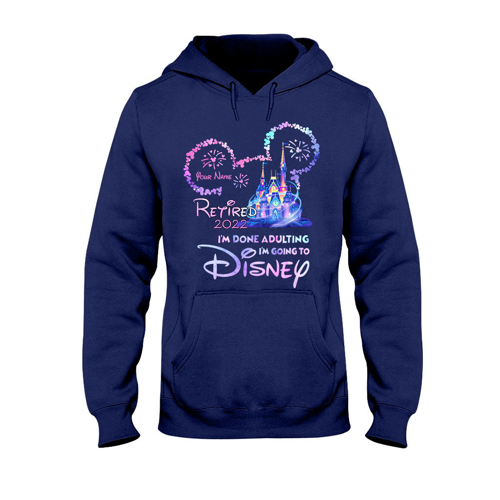 Personalized I'm Done Adulting T-shirt & Hoodie Gift for Disney Lovers T-shirt & Hoodie GradoCreations