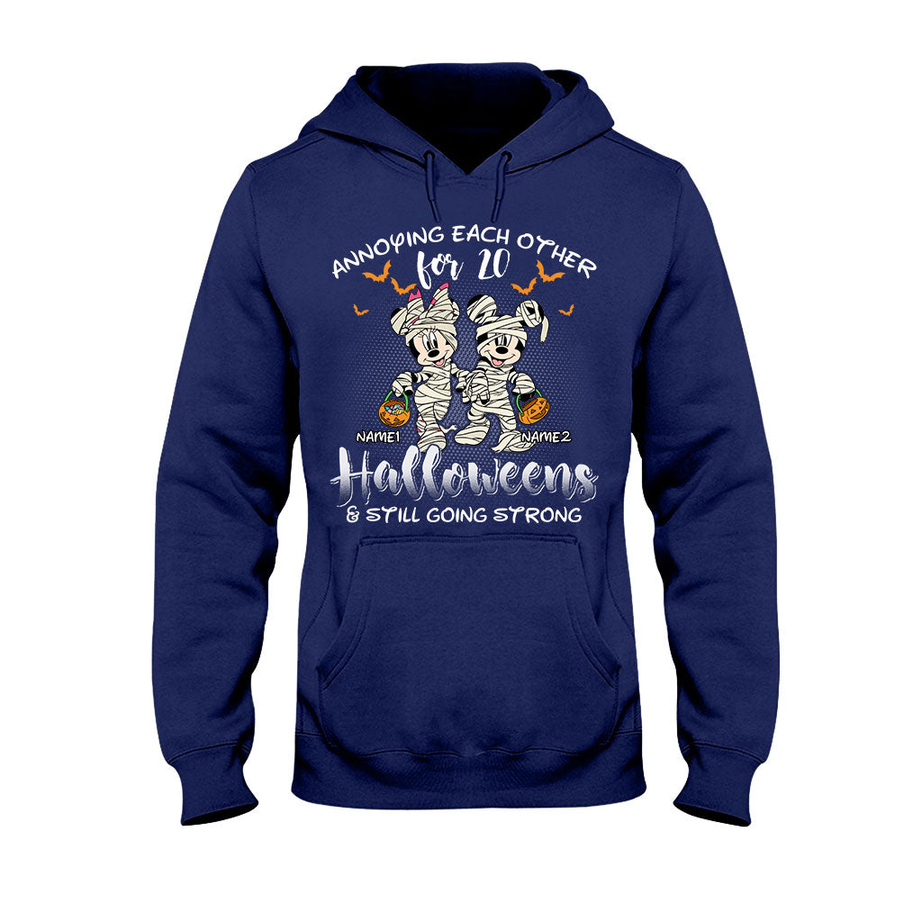 Personalized Halloween Mouse T-shirt & Hoodie Unique Couple Gift T-shirt & Hoodie GradoCreations