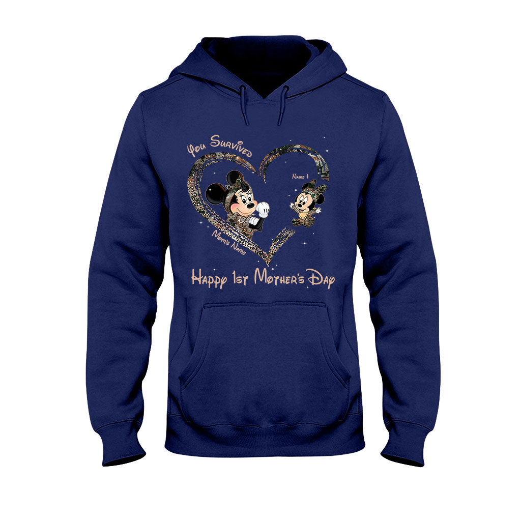 Personalized Mother's Day T-shirt & Hoodie You Survived Gift for Mom T-shirt & Hoodie GradoCreations