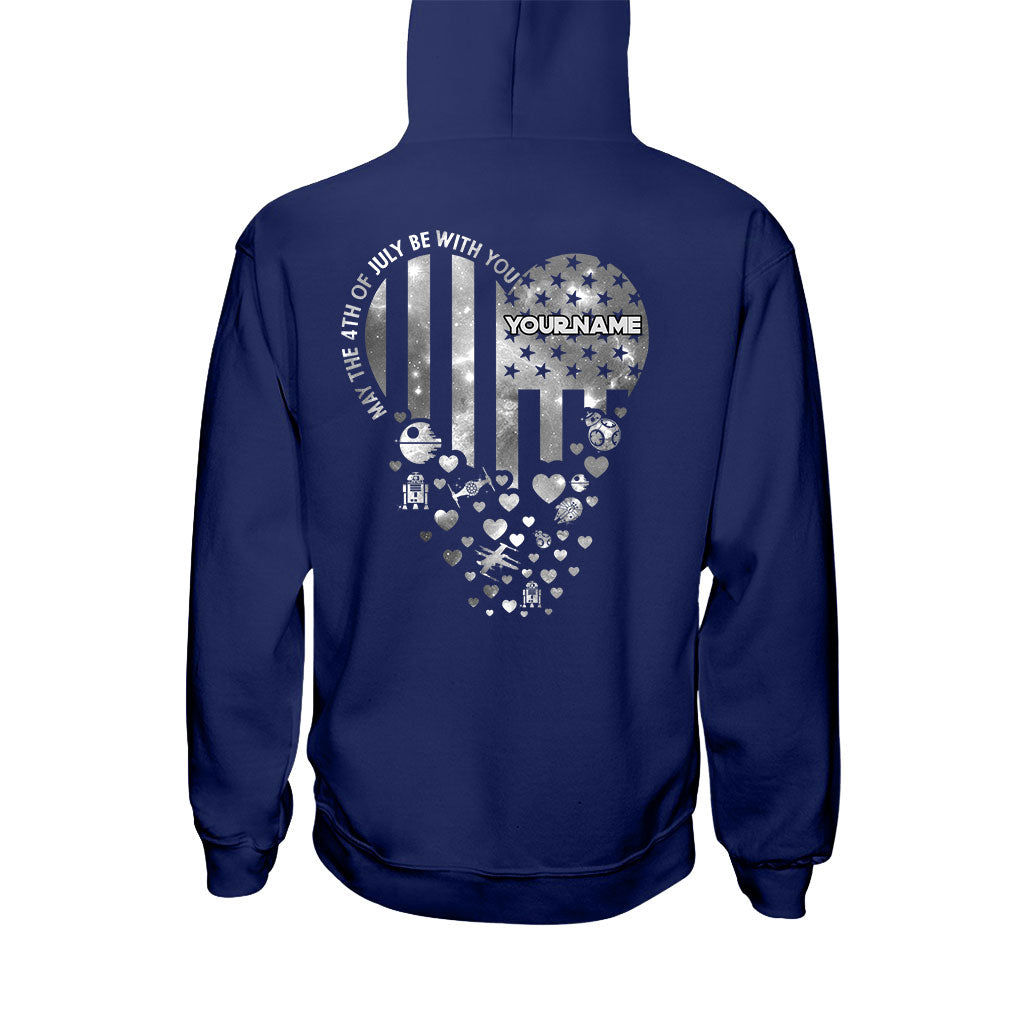 Personalized Independence Day T-Shirt & Hoodie Custom Name Star Wars Gift T-shirt & Hoodie GradoCreations