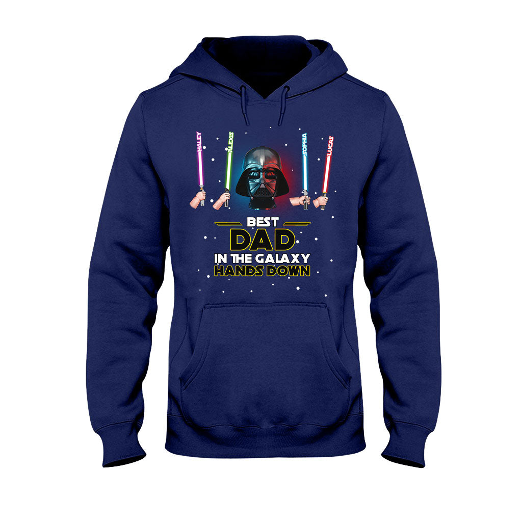 Personalized Best Dad in the Galaxy T-shirt & Hoodie Gift T-shirt & Hoodie GradoCreations