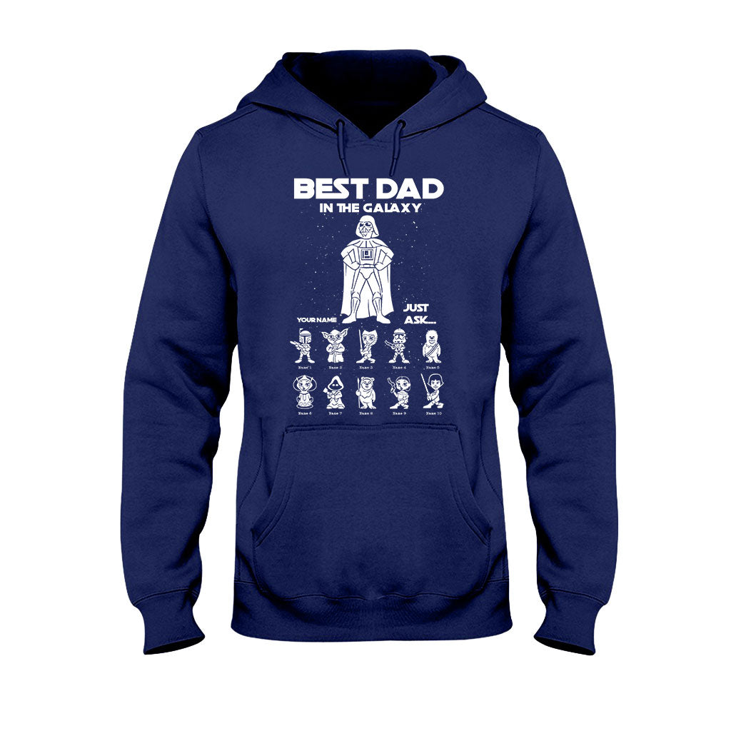 Personalized Best Dad In The Galaxy T-shirt & Hoodie Gift T-shirt & Hoodie GradoCreations