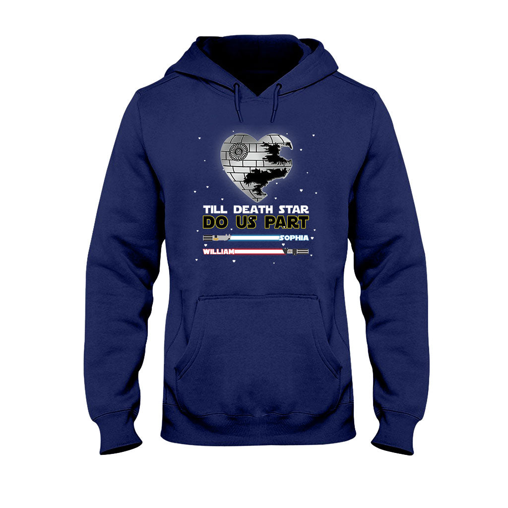 Personalized Till Death Star Do Us Part Couple T-shirt & Hoodie Gift T-shirt & Hoodie GradoCreations