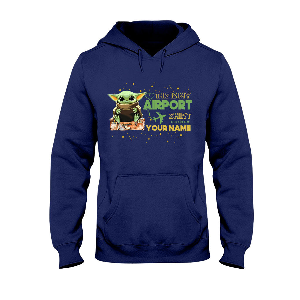 Personalized Airport Shirt Featuring Custom Name T-shirt & Hoodie T-shirt & Hoodie GradoCreations