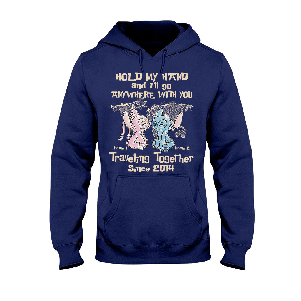 Personalized Couple Ohana T-Shirt & Hoodie Custom Names Gift T-shirt & Hoodie GradoCreations