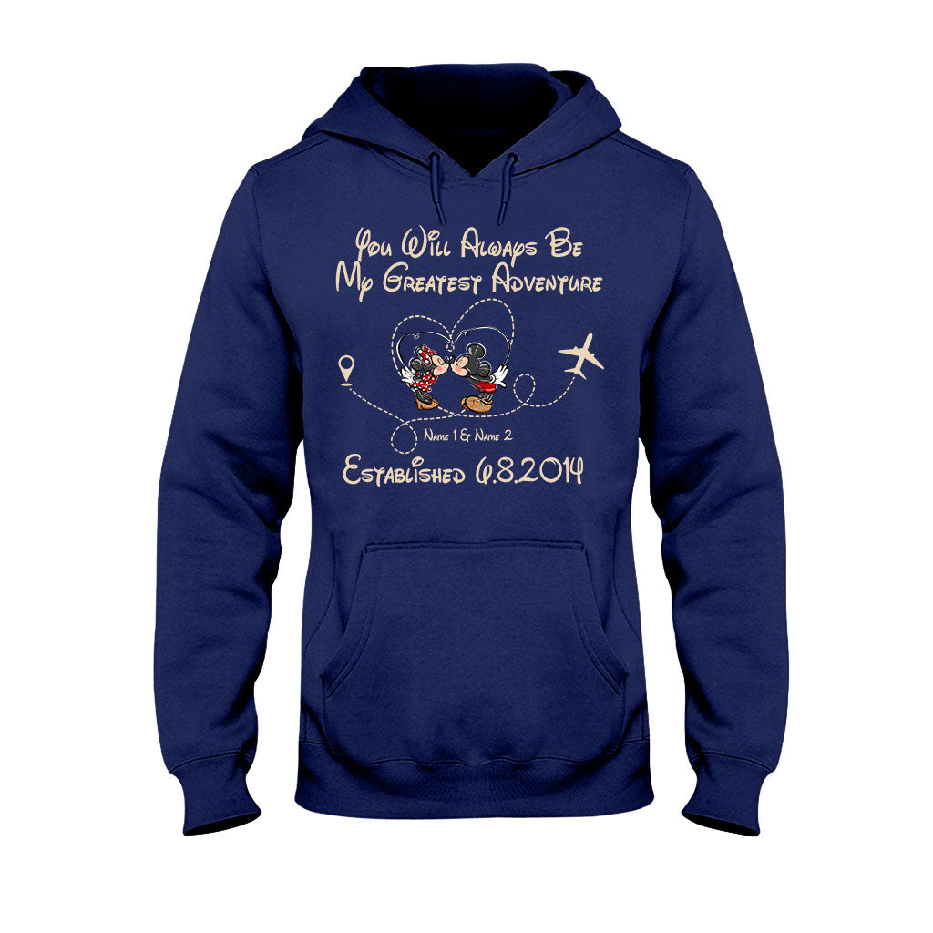 Personalized Couple Mouse T-shirt & Hoodie Gift for Valentine’s Day T-shirt & Hoodie GradoCreations