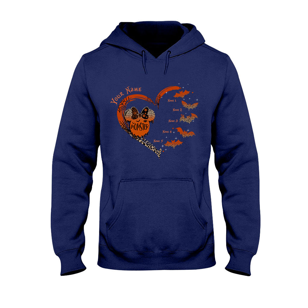 Personalized Halloween Momster T-Shirt & Hoodie Gift for Mom T-shirt & Hoodie GradoCreations