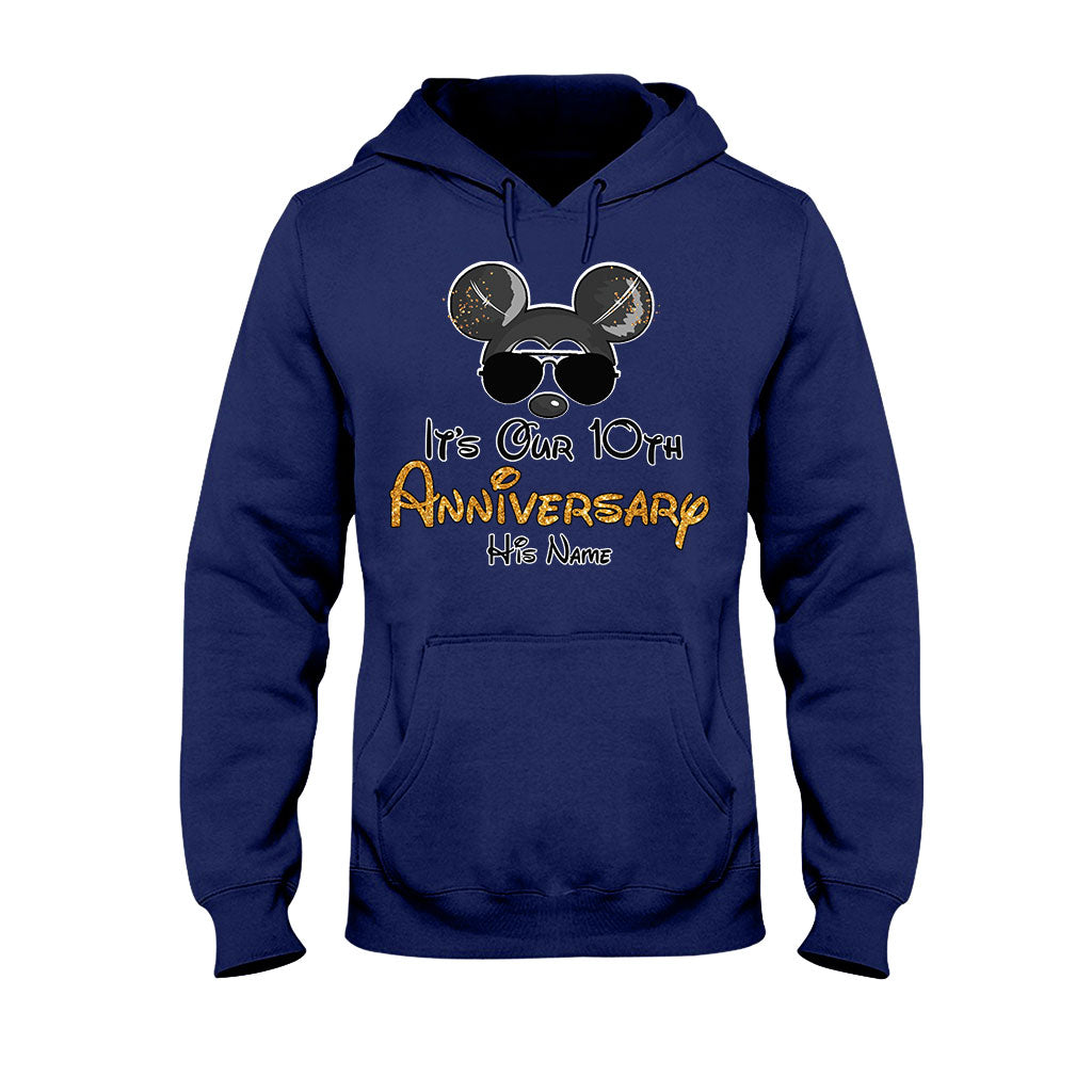 Personalized Anniversary T-shirt & Hoodie with Custom Names T-shirt & Hoodie GradoCreations