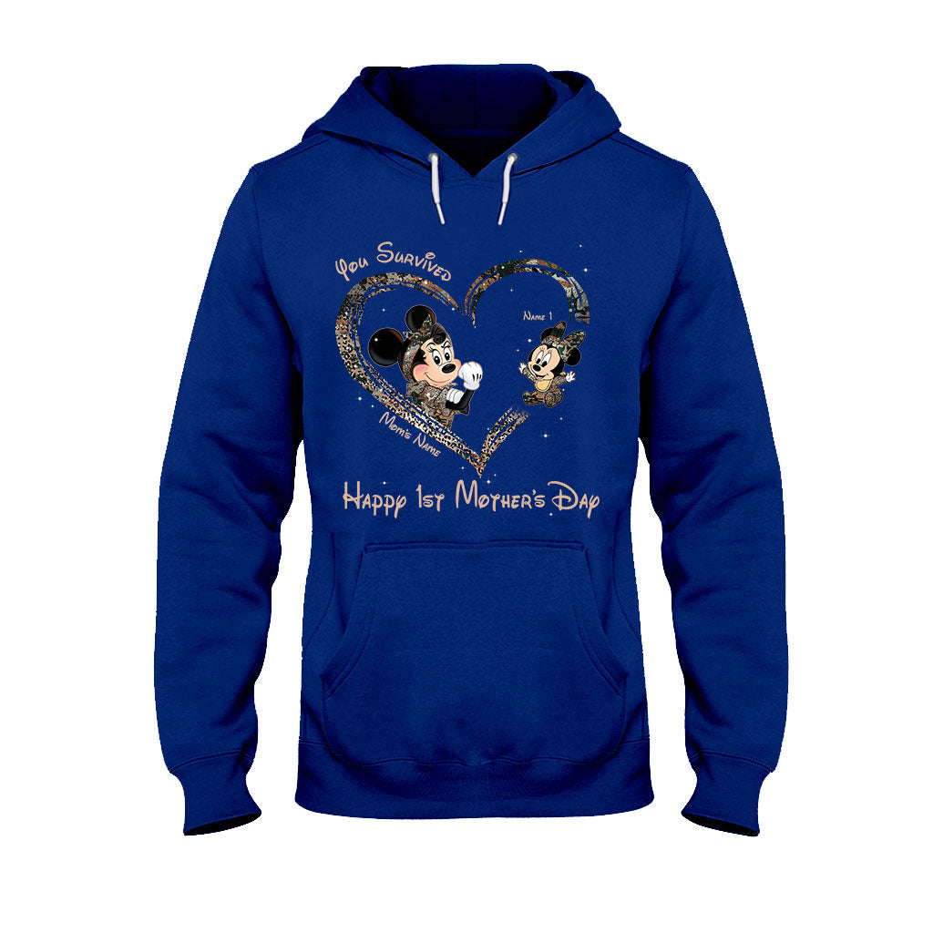 Personalized Mother's Day T-shirt & Hoodie You Survived Gift for Mom T-shirt & Hoodie GradoCreations