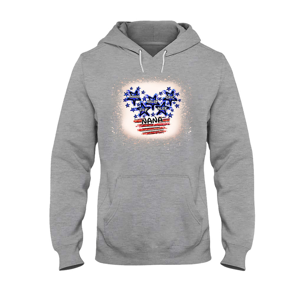 Personalized Independence Day T-shirt for Nana Custom Names Gift T-shirt & Hoodie GradoCreations