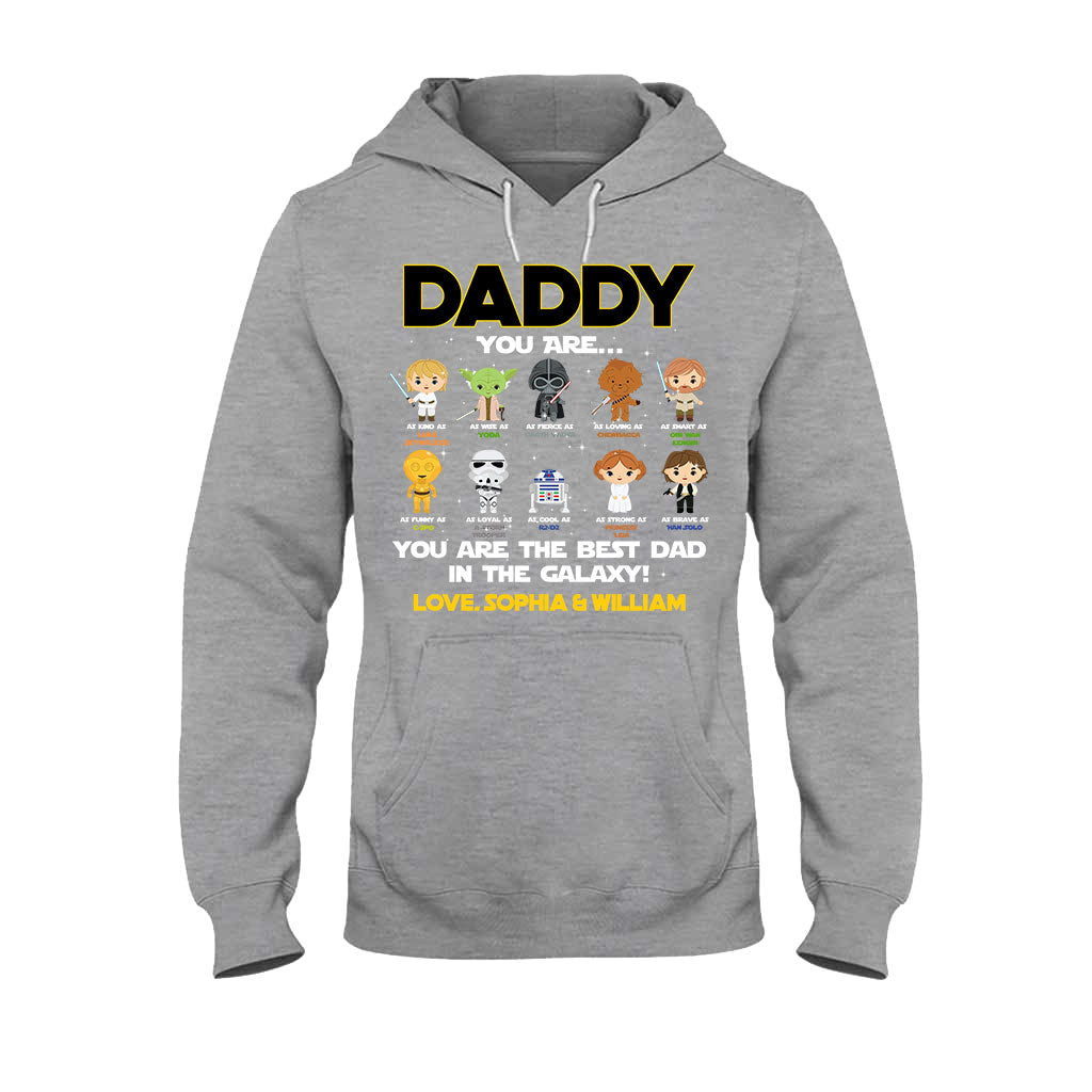 Personalized Father's Day T-shirt with Star Wars Design Gift for Dad T-shirt & Hoodie GradoCreations