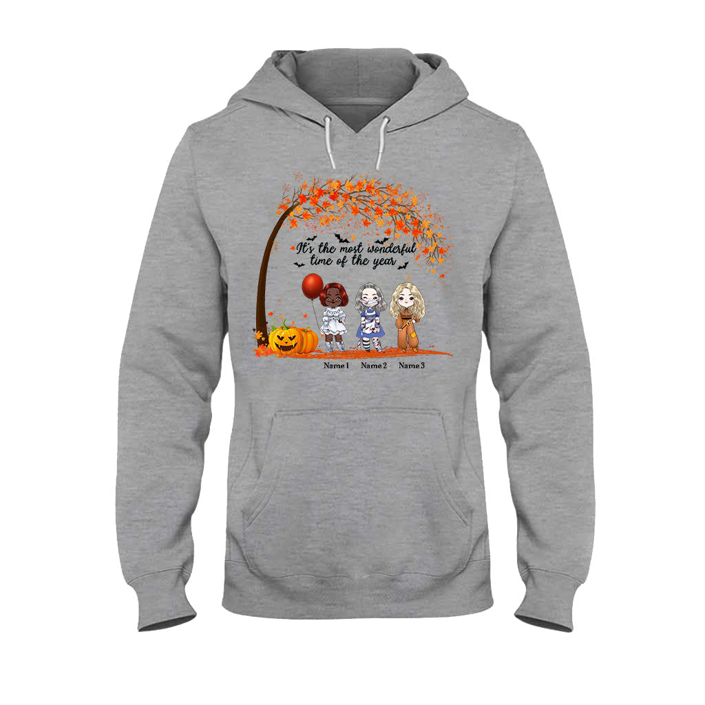 Personalized Halloween Bestie T-Shirt & Hoodie Gift for Friends T-shirt & Hoodie GradoCreations