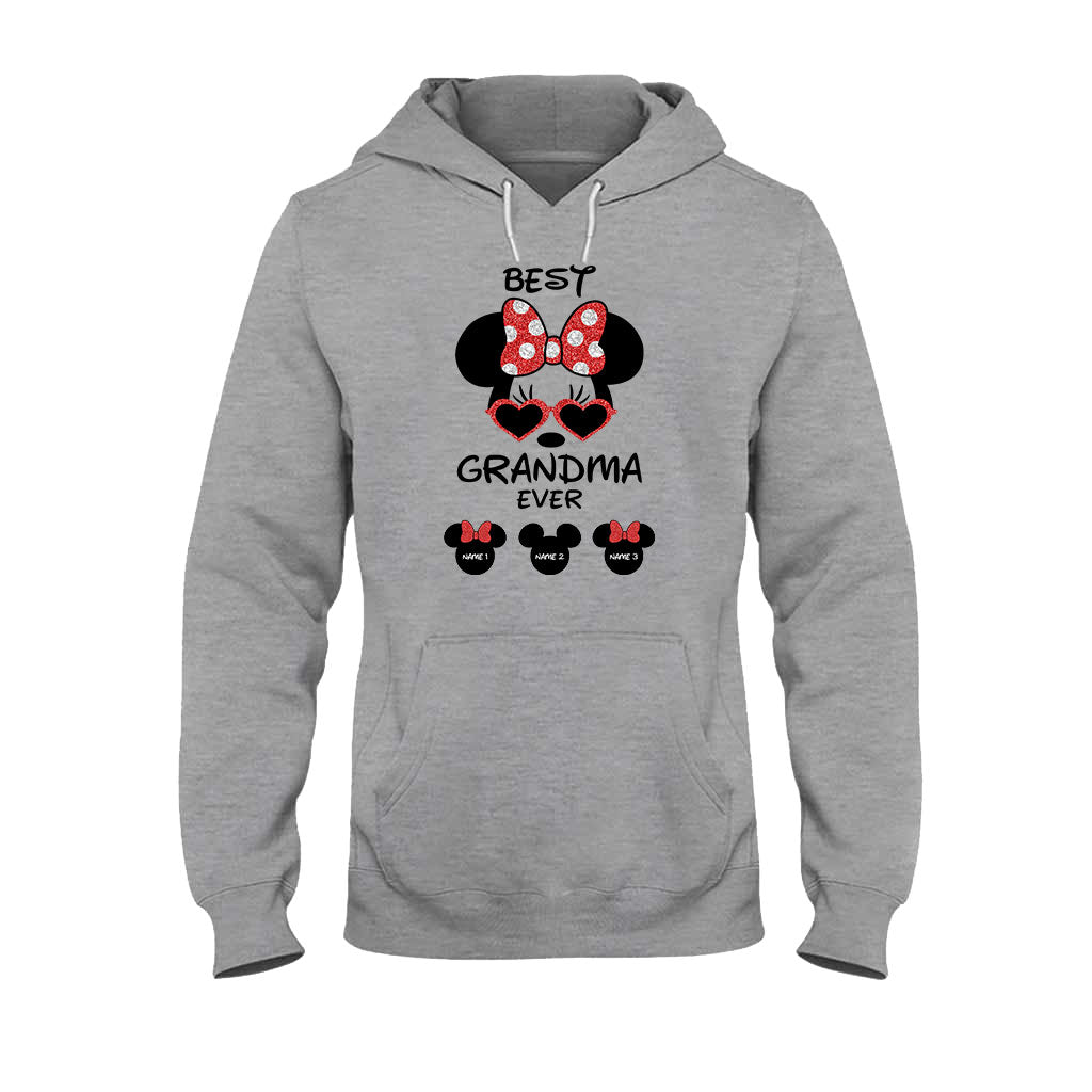 Personalized Best Grandma Ever T-shirt & Hoodie with Custom Names T-shirt & Hoodie GradoCreations