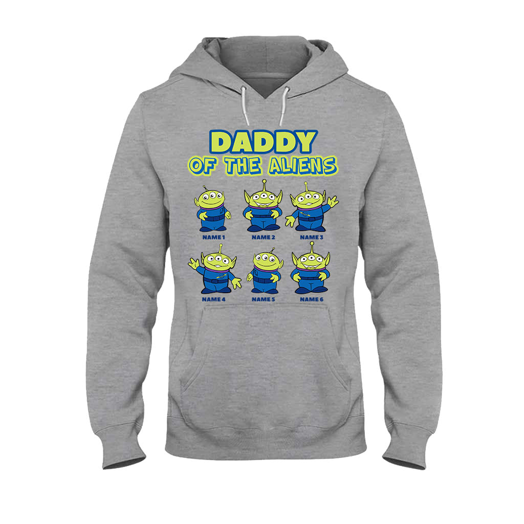 Personalized Daddy Of The Aliens T-Shirt & Hoodie Gift for Dad T-shirt & Hoodie GradoCreations