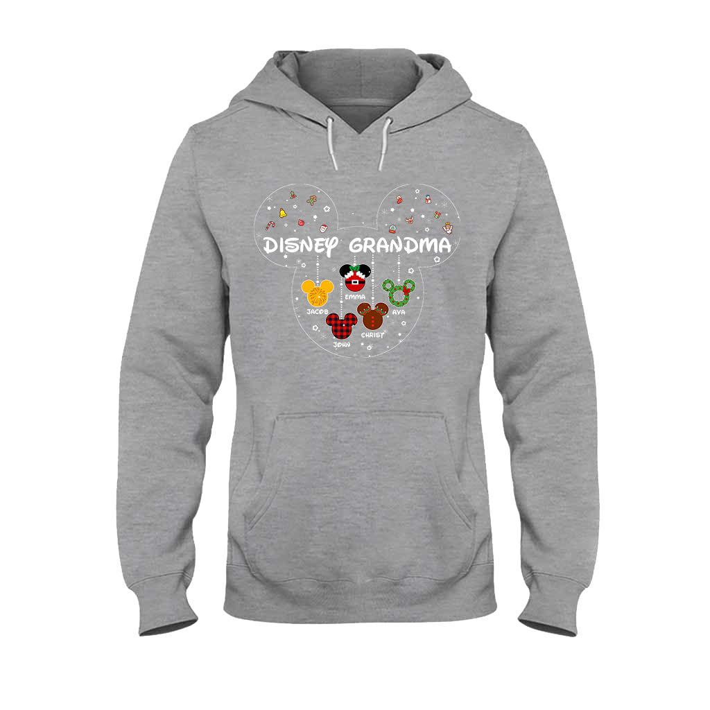 Personalized Christmas T-shirt and Hoodie for Grandma T-shirt & Hoodie GradoCreations