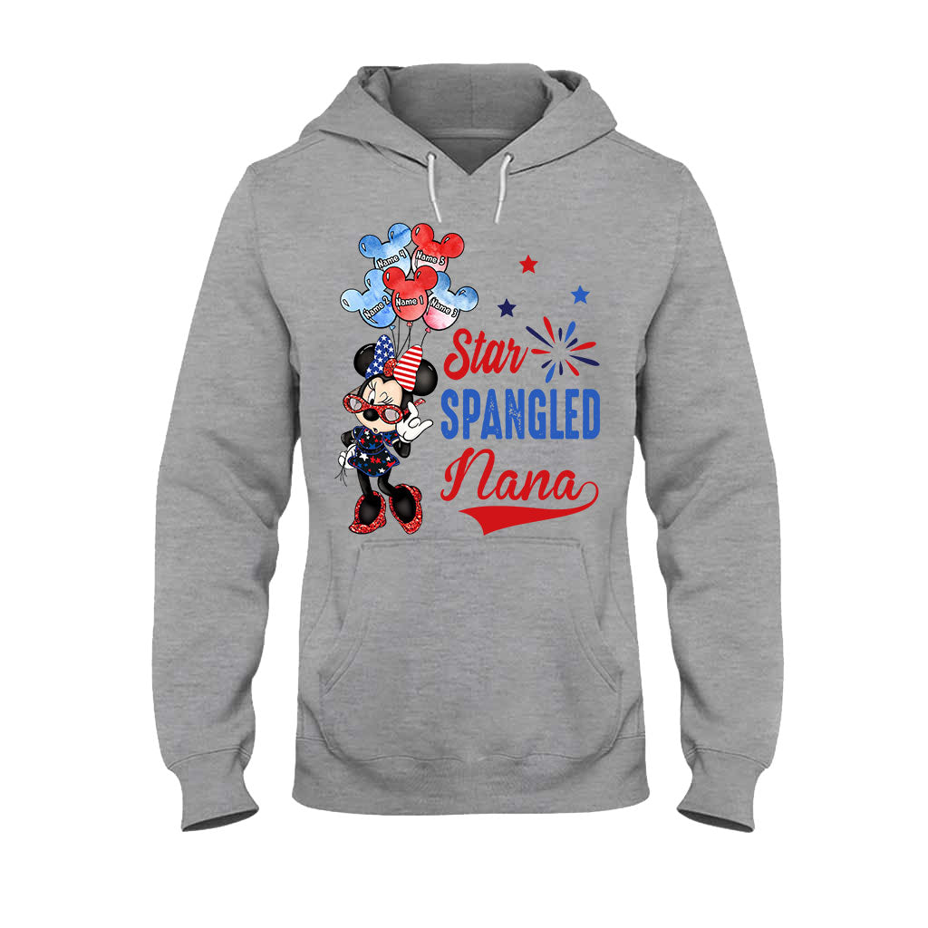 Personalized Independence Day Grandma T-shirt and Hoodie Gift T-shirt & Hoodie GradoCreations