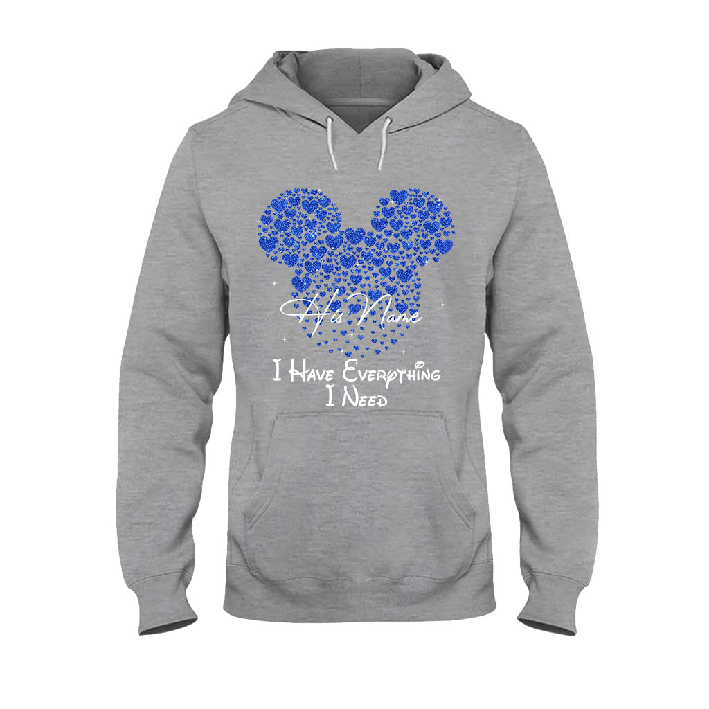 Personalized Mouse T-shirt & Hoodie Custom Name Gift for Couples T-shirt & Hoodie GradoCreations