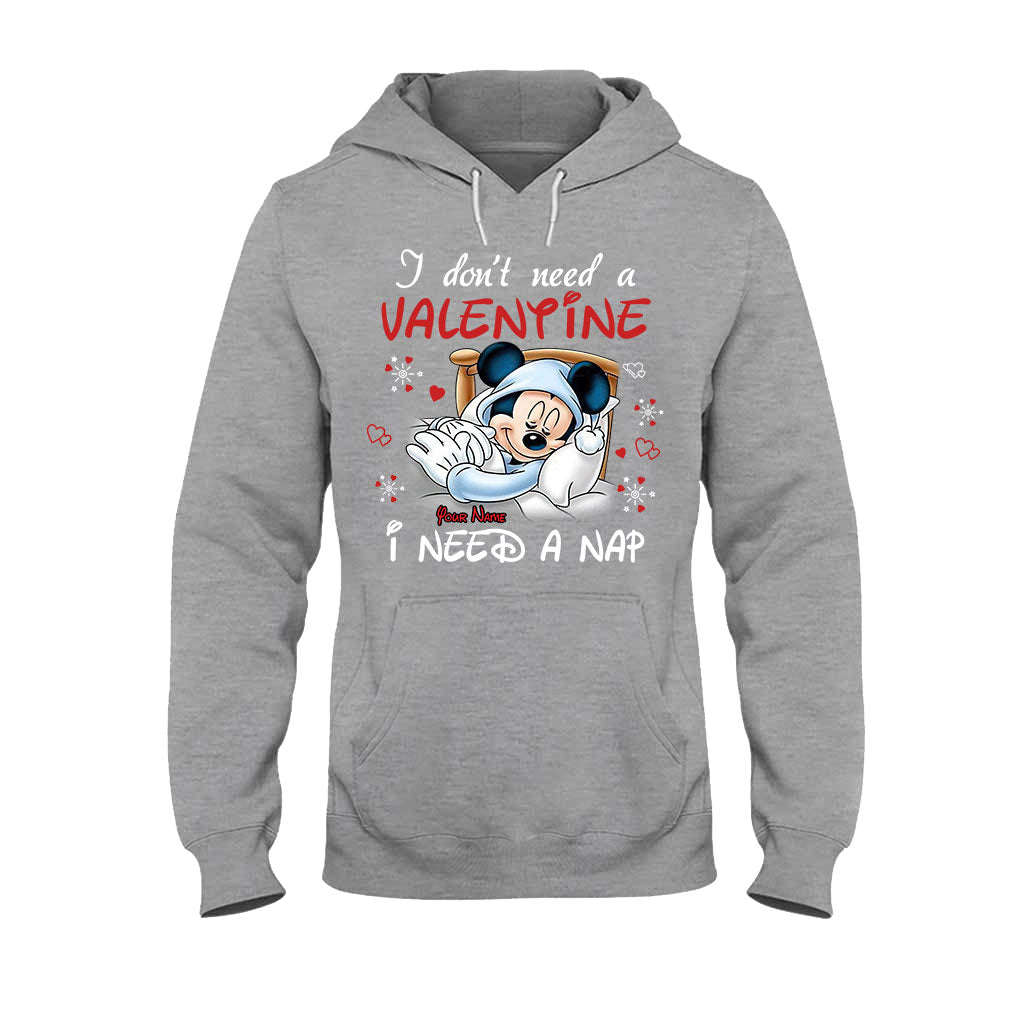 Personalized Valentine T-shirt with Mickey Mouse Design for Her T-shirt & Hoodie GradoCreations