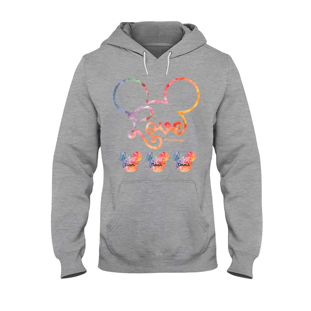Personalized Grandma T-shirt and Hoodie with Love Design T-shirt & Hoodie GradoCreations