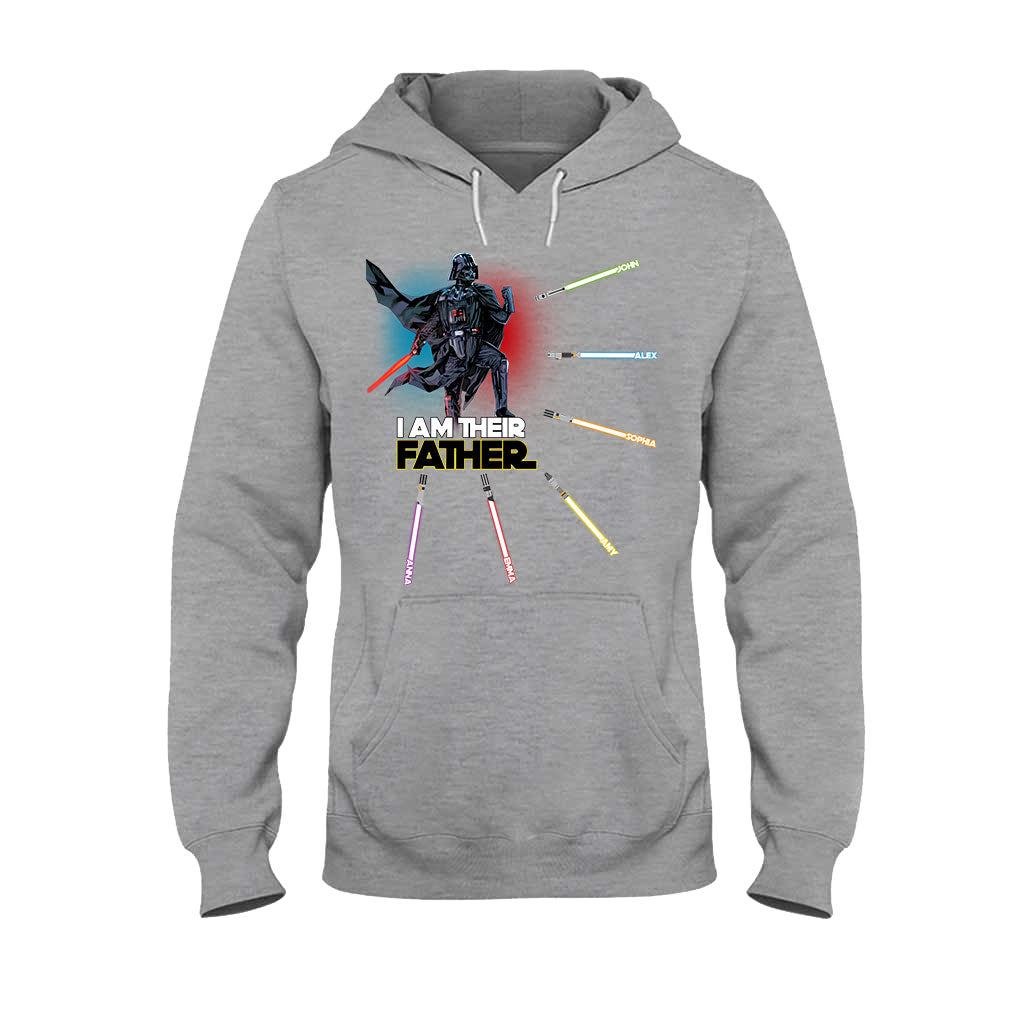 Personalized I Am Their Father T-shirt & Hoodie Custom Names Gift for Dad T-shirt & Hoodie GradoCreations
