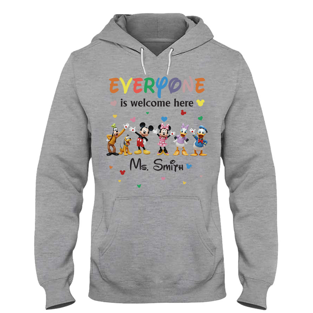 Personalized 'Everyone Is Welcome Here' T-shirt & Hoodie for Kids T-shirt & Hoodie GradoCreations