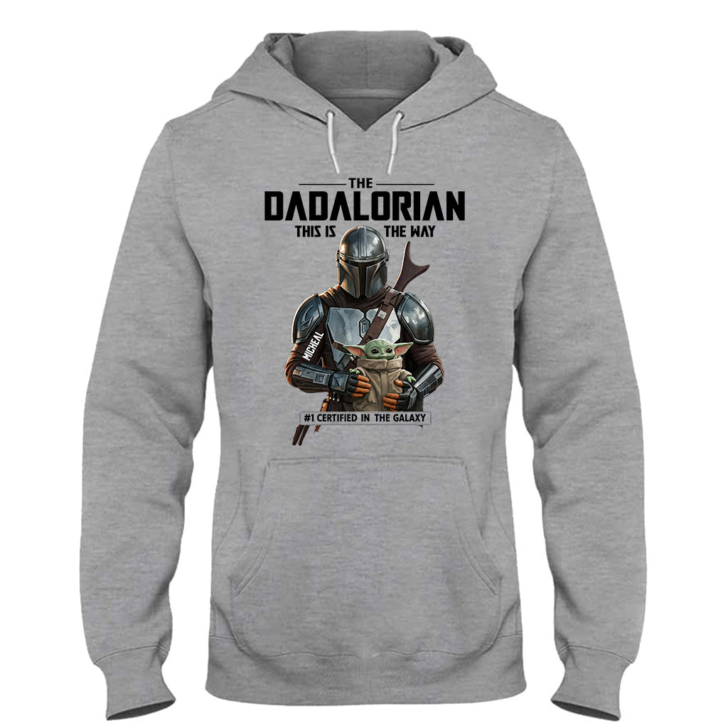 Personalized Dadalorian This Is The Way T-shirt & Hoodie Gift for Dad T-shirt & Hoodie GradoCreations
