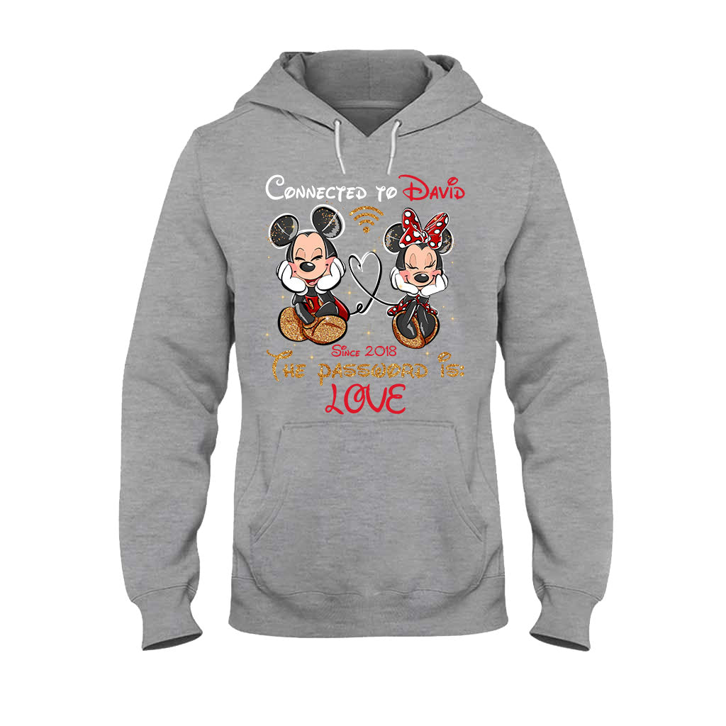 Personalized Couple T-shirt and Hoodie with Custom Names & Year T-shirt & Hoodie GradoCreations