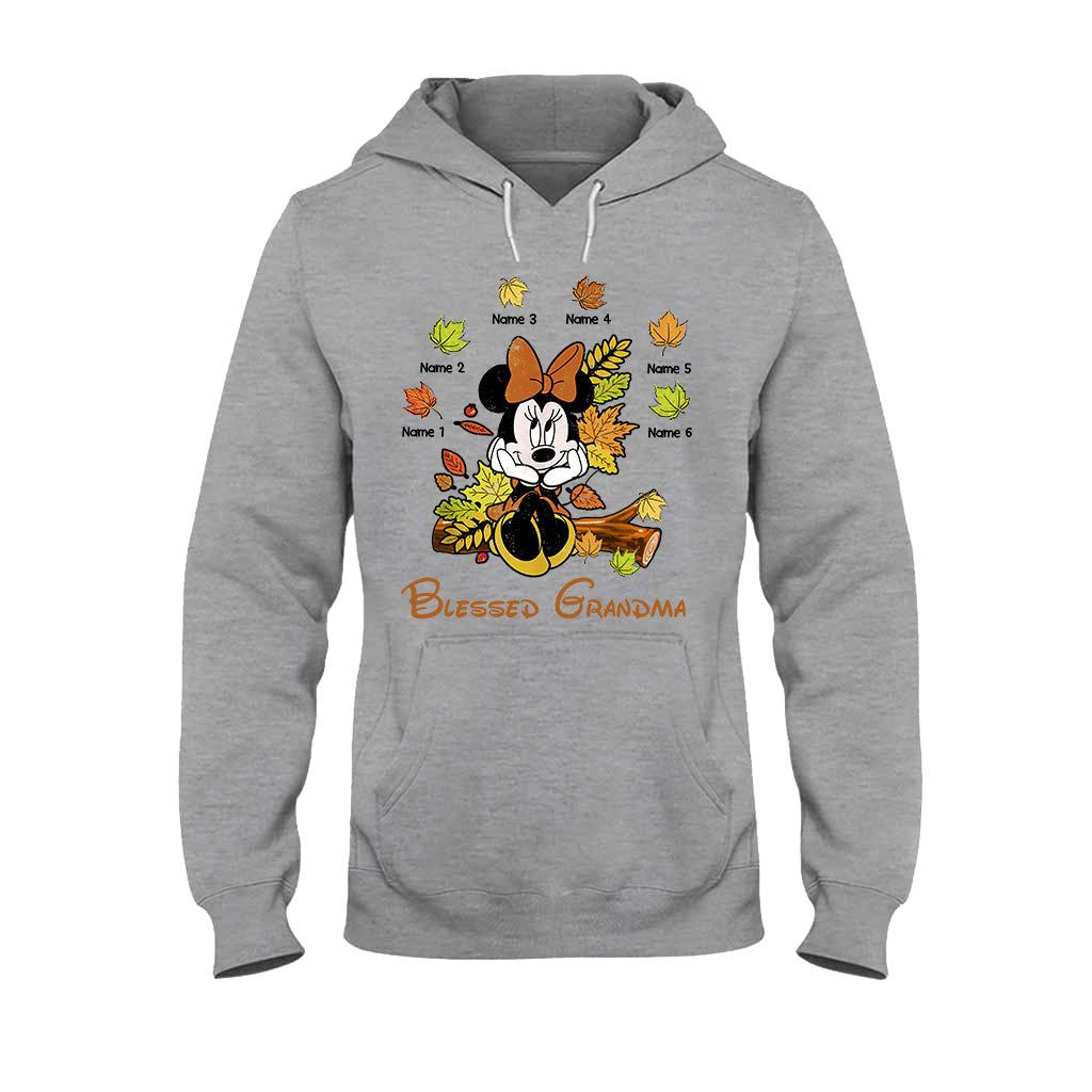 Personalized Blessed Grandma T-Shirt & Hoodie with Custom Names T-shirt & Hoodie GradoCreations