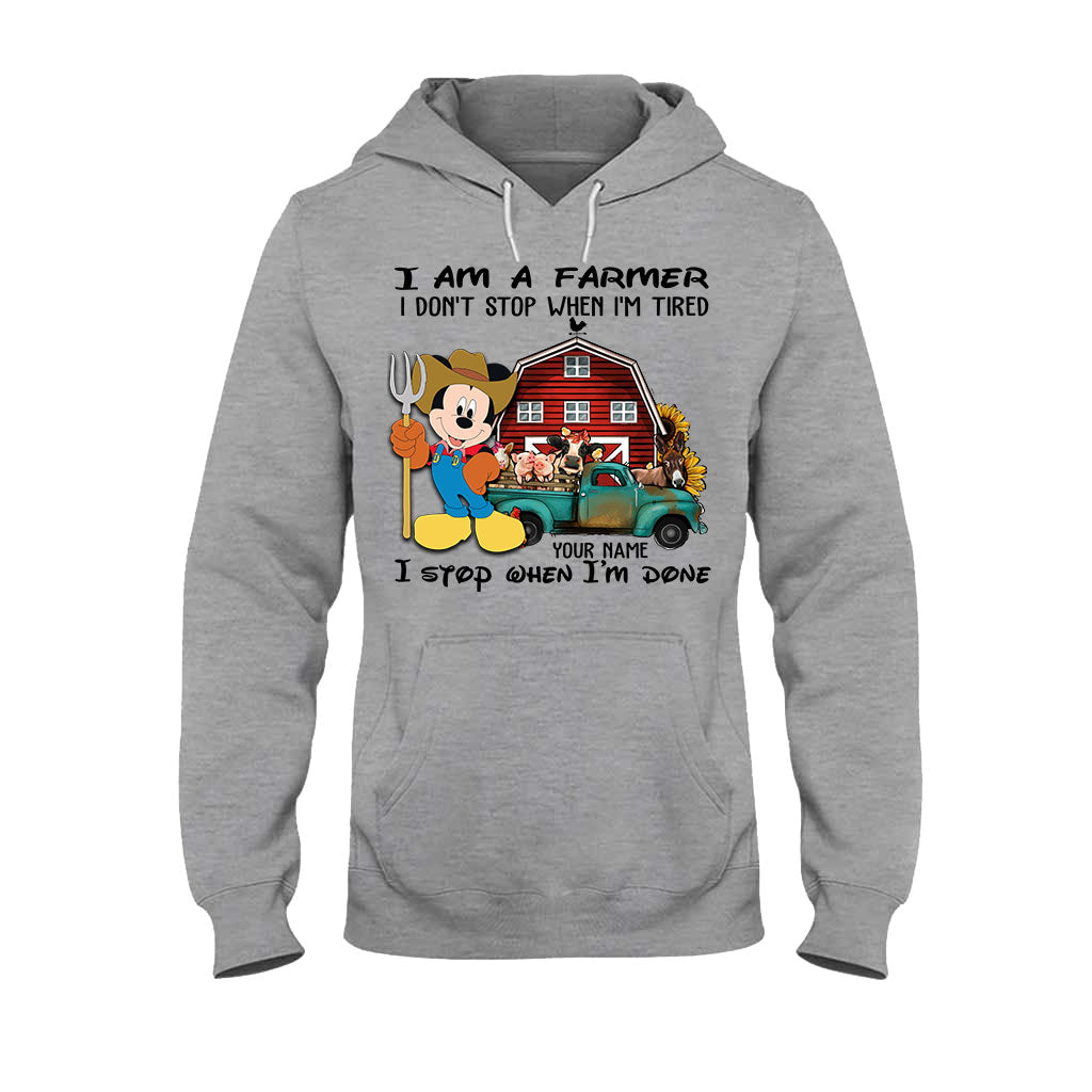 Personalized Farmer T-Shirt & Hoodie Custom Name Gift T-shirt & Hoodie GradoCreations