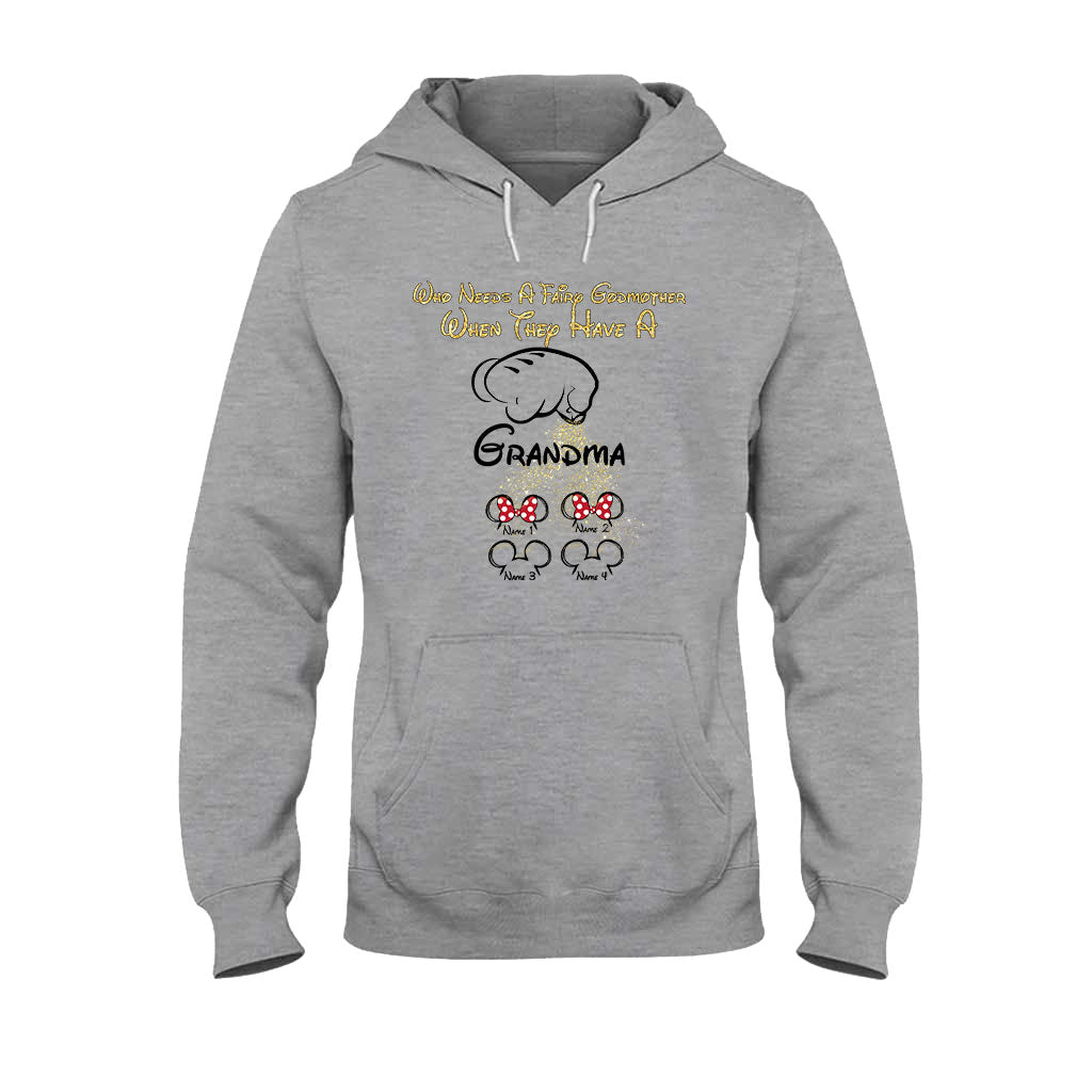 Personalized Mother's Day T-shirt & Hoodie with Custom Names for Grandma T-shirt & Hoodie GradoCreations