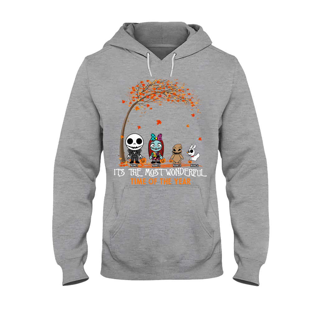 Personalized Halloween T-shirt & Hoodie with Custom Names for Family T-shirt & Hoodie GradoCreations