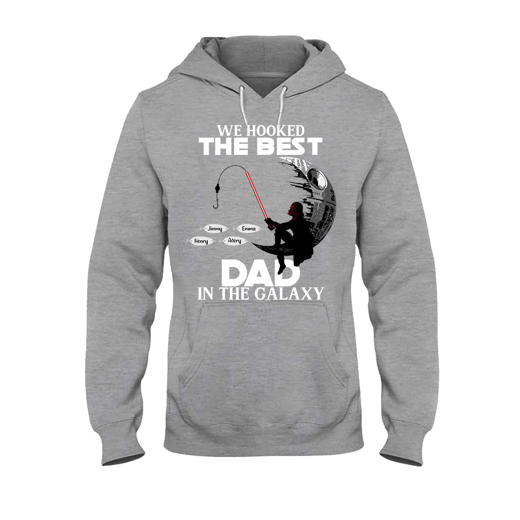 Personalized Fishing T-Shirt & Hoodie for Dad with Custom Names T-shirt & Hoodie GradoCreations